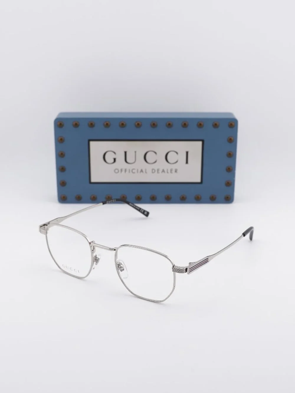 Gucci GG1878O 003 Square Eyeglasses 49mm - Silver